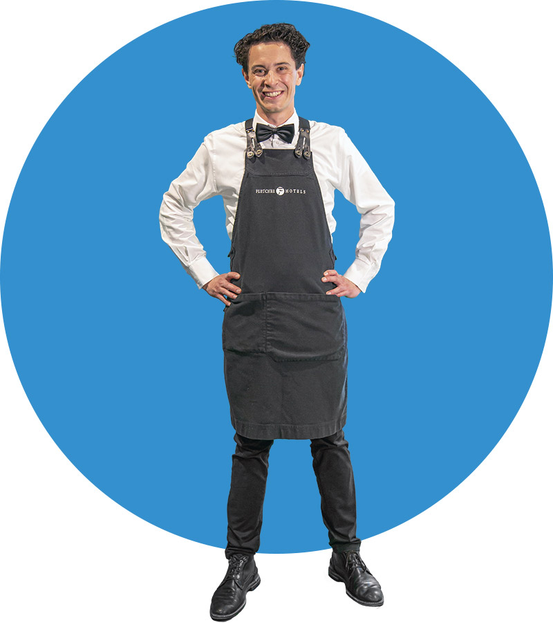 What I enjoy most at Fletcher is the variety of work. From serving to hosting and later helping the chefs with desserts.